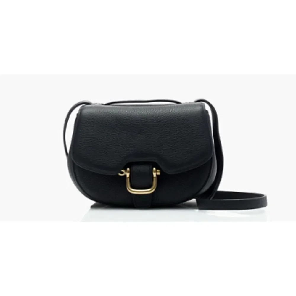 J.Crew Mini Rider bag in Italian leather in Black
